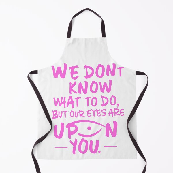 Item preview, Christian Art Design: We Don't Know What To Do But Our Eyes Are Upon You - Neon Pink Typography designed and sold by HahaHandlesHub.