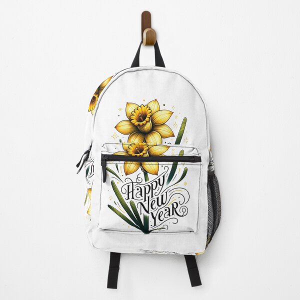 Item preview, Narciso caprichoso con mensaje de feliz año nuevo designed and sold by KNAA.