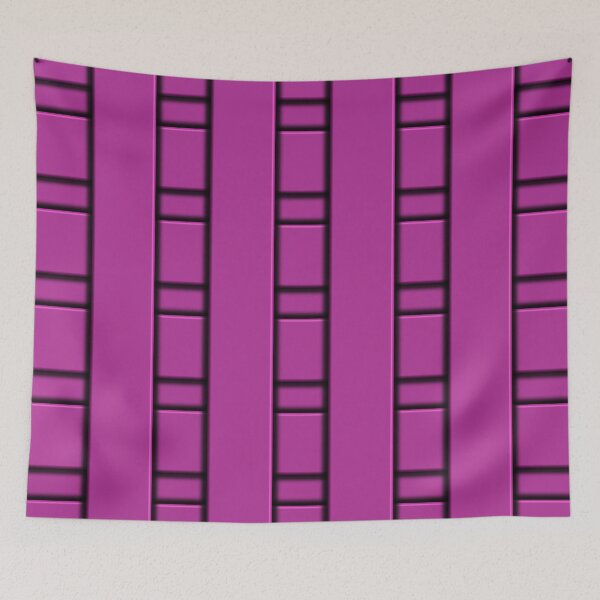 Item preview, 3D Purple Geometric Abstract Pattern designed and sold by mamahellfire31.
