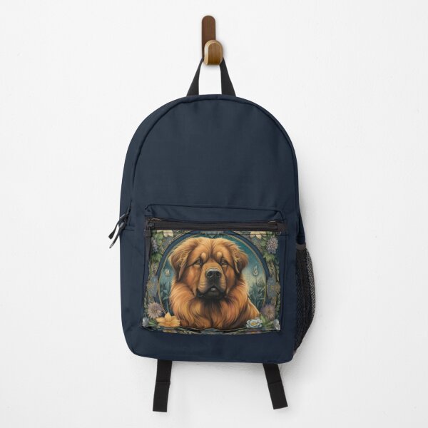 Item preview, Do Khyi Tibetan Mastiff Great Dane dog in retro vintage style designed and sold by WallyPink.