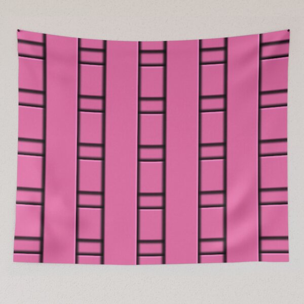Item preview, 3D Pink Geometric Abstract Pattern designed and sold by mamahellfire31.