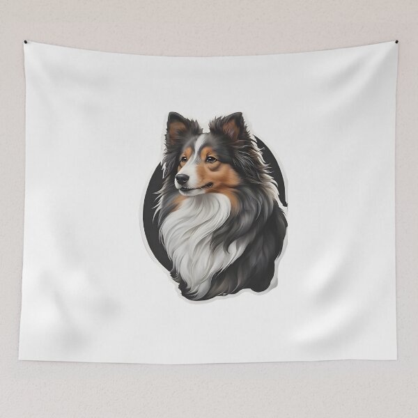 Item preview, Shetland Sheepdog designed and sold by HOMETOWN86.
