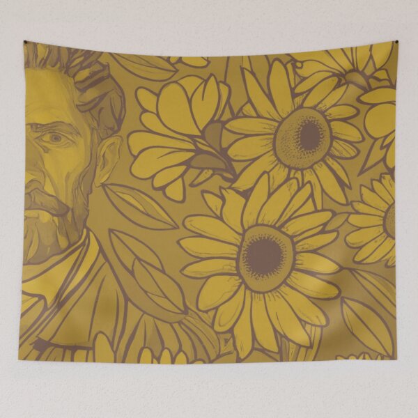 Item preview, Vincent with Sunflowers designed and sold by AOCollections.