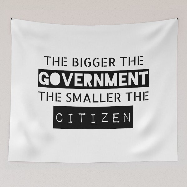 Item preview, The bigger the government, the smaller the citizen designed and sold by LibertyCapital.