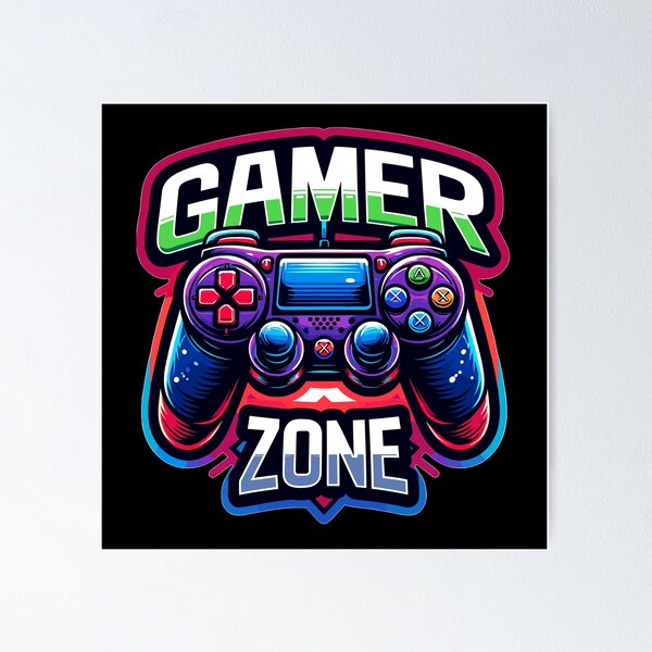 Artikel-Vorschau von Gamer Zone - Controller Illustration, designt und verkauft von MrERNST.