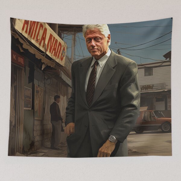 Item preview, Bill Clinton | Hip Hop style designed and sold by ComicsFactory.
