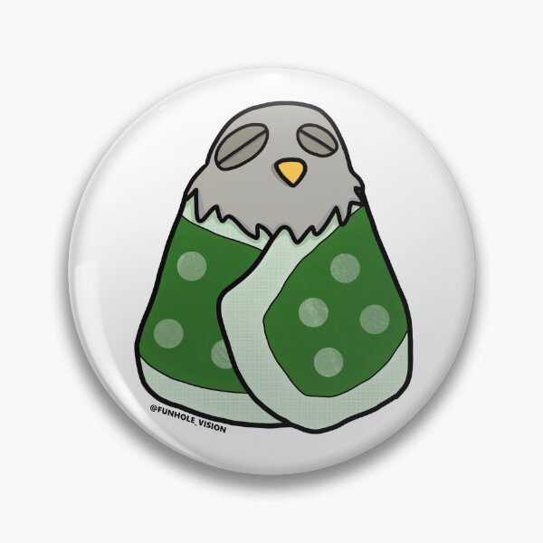 Item preview, Cute Bird in A Blanket Art designed and sold by FunholeVision.