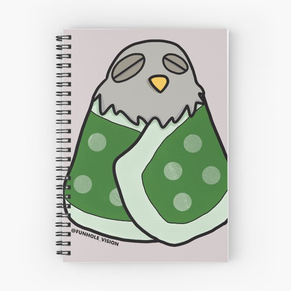 Item preview, Cute Bird in A Blanket Art designed and sold by FunholeVision.