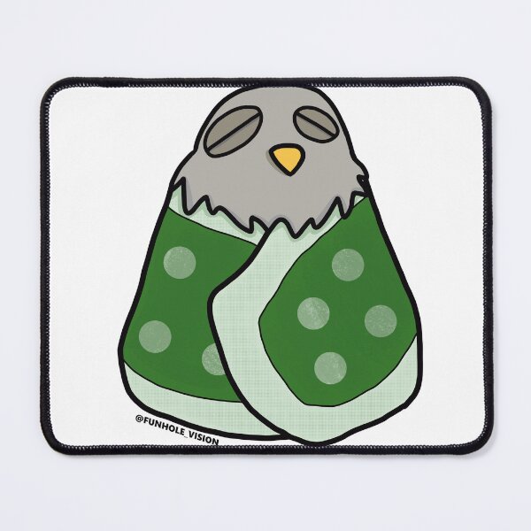 Item preview, Cute Bird in A Blanket Art designed and sold by FunholeVision.