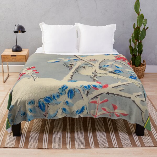 Item preview, Brown-eared Bulbul and Holly in the Snow designed and sold by HistorySimple.