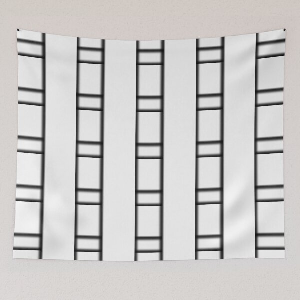 Item preview, 3D White Geometric Abstract Pattern designed and sold by mamahellfire31.