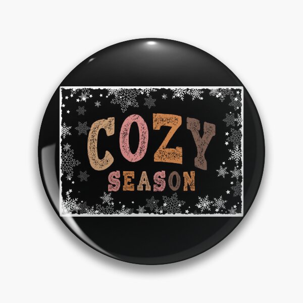 Item preview, COZY SEASON, Window with snowflakes, coffee, cocoa colors designed and sold by Cerulean-Shop.