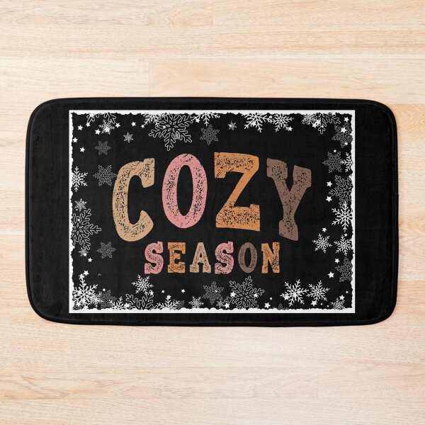 Item preview, COZY SEASON, Window with snowflakes, coffee, cocoa colors designed and sold by Cerulean-Shop.