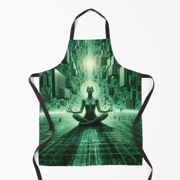 Item preview, Matrix Awakening Meditation - Elevate Your Space with Cosmic Tranquility designed and sold by Mystikos Art.