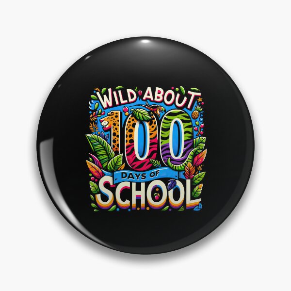 Item preview, Wild About 100 Days of School Jungle Tee  - 100 Days of School designed and sold by MAPDDesigns.