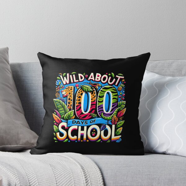 Artikelvorschau, Wild About 100 Days of School Jungle Tee – 100 Tage Schule entworfen und verkauft von MAPDDesigns.