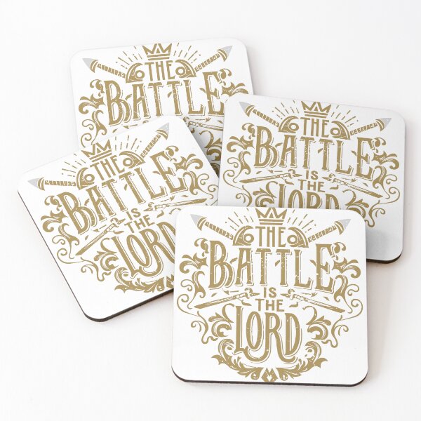 Item preview, Christian Art Design: The Battle is the Lord - Rugged Sword Motif designed and sold by HahaHandlesHub.
