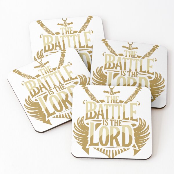 Item preview, Christian Design: The Battle is the Lord - Sword Motif Art designed and sold by HahaHandlesHub.