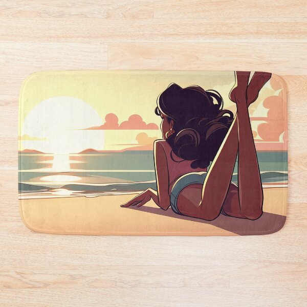 Item preview, Ebony Girl - Time off at the Beach - 02 designed and sold by MyEbonyYou.