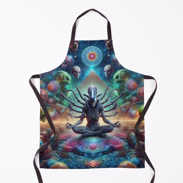 Item preview, Otherworldly Tranquility - Trippy Sci-Fi Alien Meditation designed and sold by Mystikos Art.