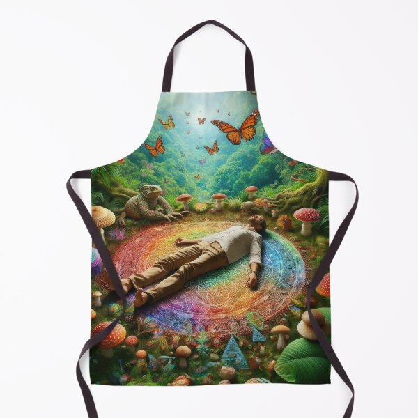 Item preview, Sacred Sojourn - Vision Quest Spiritual Journey in Trippy Splendor designed and sold by Mystikos Art.