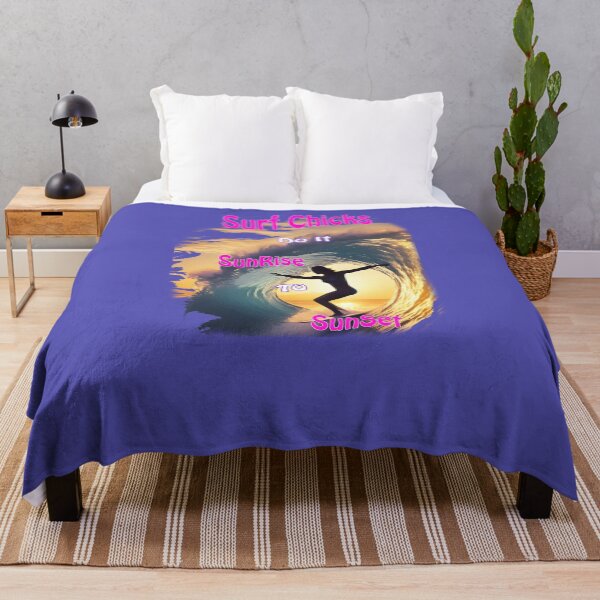Item preview, Surf Chicks do it Sunrise to sunset. designed and sold by leyfinder.