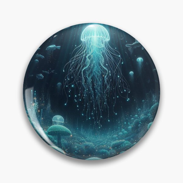 Item preview, Bioluminescent Serenity designed and sold by TextileTrove.