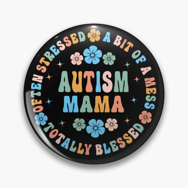 Item preview, Autism mama - Autism Awareness - often stressed a bit of a mess totally blessed designed and sold by Lam Assia.