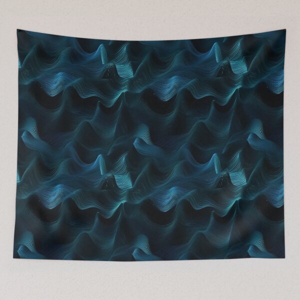 Item preview, Blue Waves - Pattern designed and sold by Daniel Wampler.