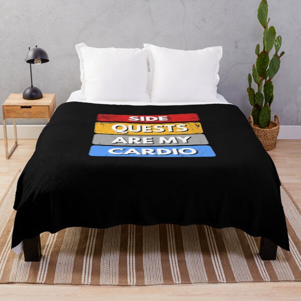 Item preview, Side Quests Are My Cardio designed and sold by MtValleyDesign.