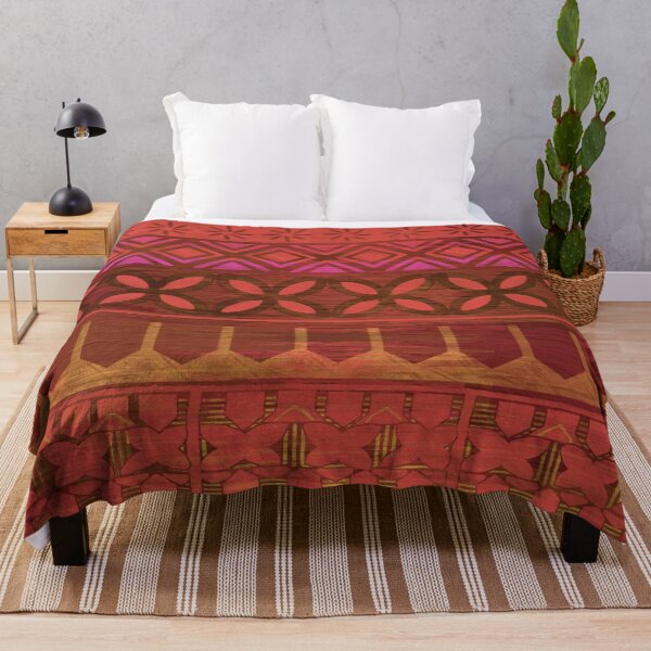 Item preview, Hawaiian Lava Flow Red Blanket Patterns designed and sold by sunnthreads.