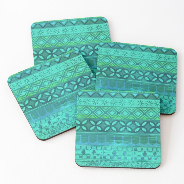 Item preview, Hawaiian Teal Blanket Patterns  designed and sold by sunnthreads.