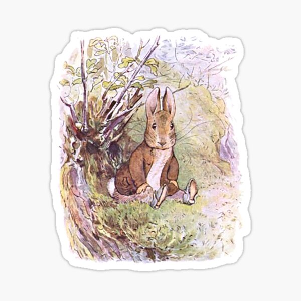 Benjamin Bunny, Beatrix Potter. Sticker