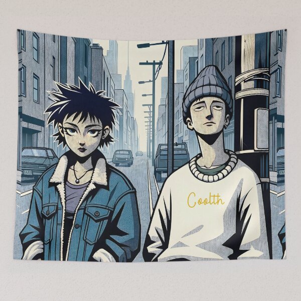 Item preview, Urban Cool: Trendy Streetwear Illustration designed and sold by inkArtistryfine.
