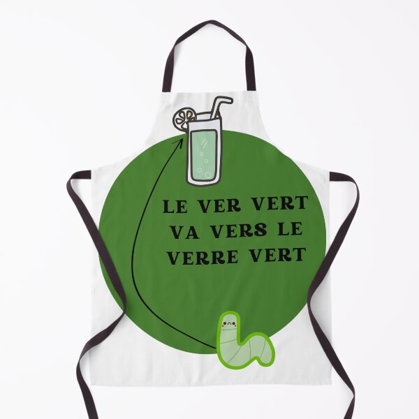 Item preview, a green worm goes towards the green glass designed and sold by Bitty777.