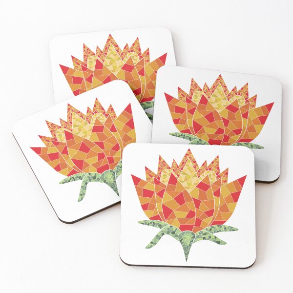Item preview, Shattered Flower In Red Yellow And Orange designed and sold by DHTDesigns.
