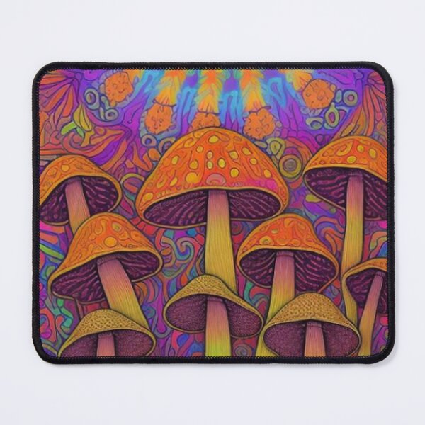 Item preview, Vintage Psychedelic Orange Mushrooms  designed and sold by TheDarkWardrobe.
