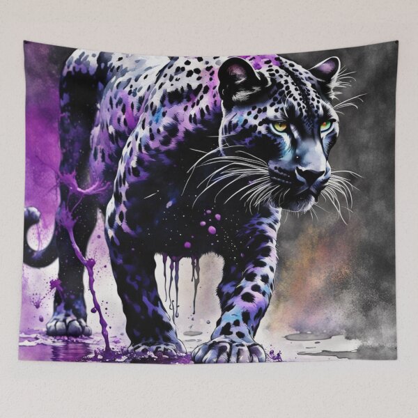 Item preview, Black Leopard SplashArt designed and sold by WifiJW0526.