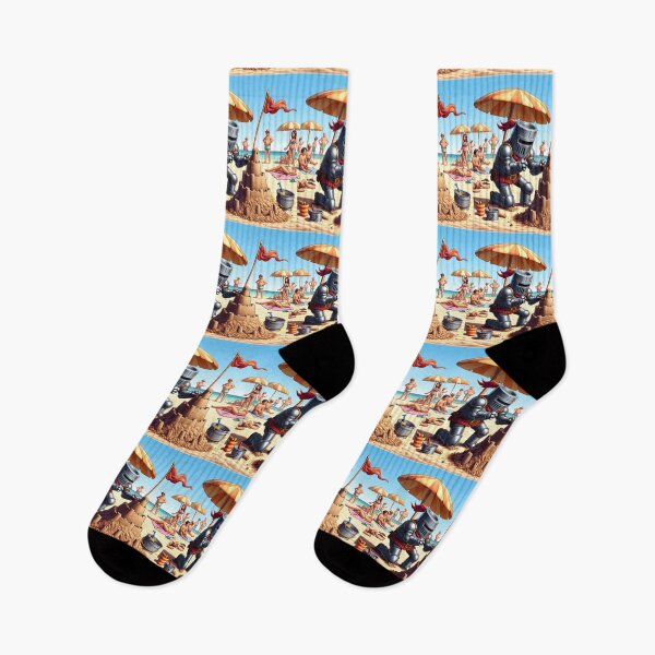 Item preview, Beachfront Knight: Summer Siege Fun designed and sold by inkArtistryfine.