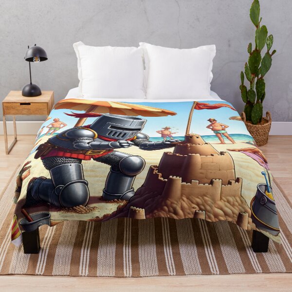 Item preview, Beachfront Knight: Summer Siege Fun designed and sold by inkArtistryfine.
