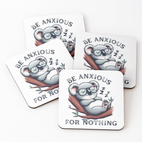 Item preview, Be Anxious for Nothing, Koala Sleeping Peacefully on a Branch  designed and sold by Faithloveshop.