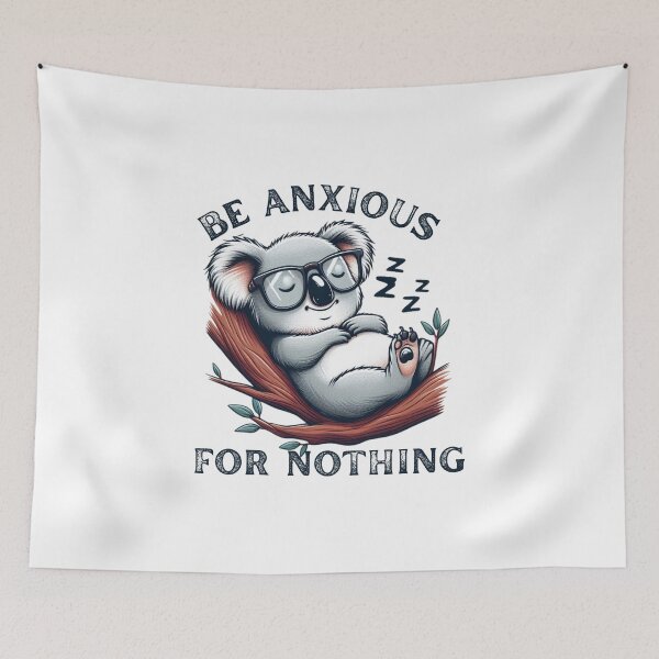 Item preview, Be Anxious for Nothing, Koala Sleeping Peacefully on a Branch  designed and sold by Faithloveshop.