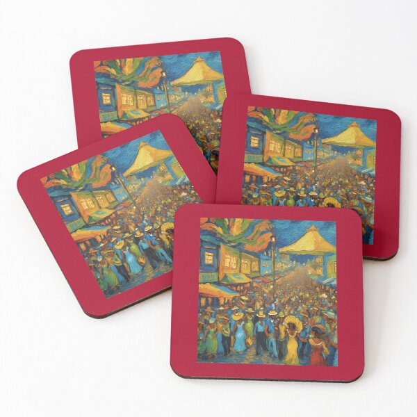 Item preview, "Rio de Janeiro Carnival-A Celebration of Colors" designed and sold by Artisticanvas.