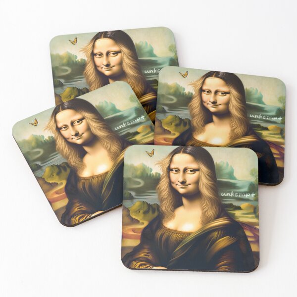 Item preview, Whimsical Mona: Blonde and Unbound designed and sold by inkArtistryfine.