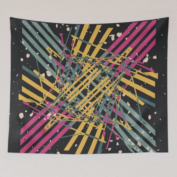 Item preview, Graffiti Rainbow Lines Artwork designed and sold by Collision19.