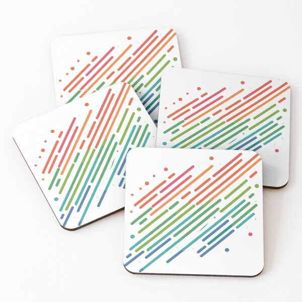 Item preview, Rainbow Lines Artwork designed and sold by Collision19.