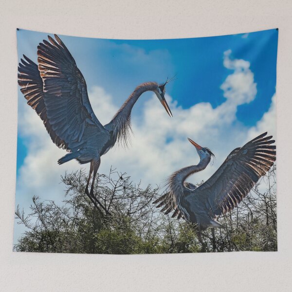 Item preview, Skyward Symphony: The Blue Heron's Dance designed and sold by Adrian del Rio Montoro.