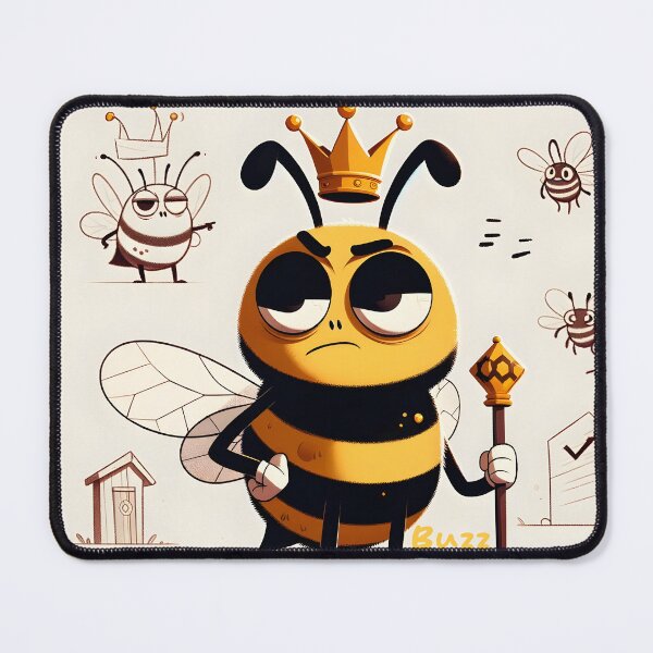 Item preview, Regal Bee: Kingdom of Buzz designed and sold by inkArtistryfine.