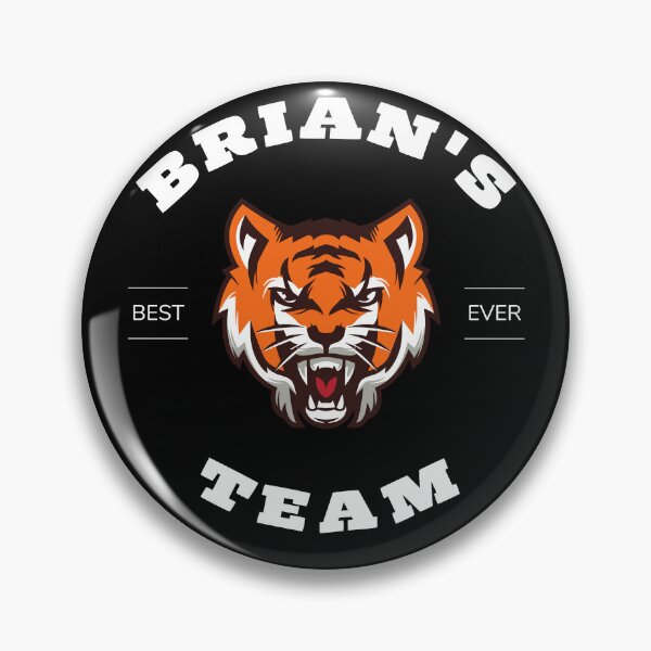 Item preview, BRIAN NAME: BRIAN'S TEAM TIGER HEAD DESIGN. designed and sold by AlexRelax.