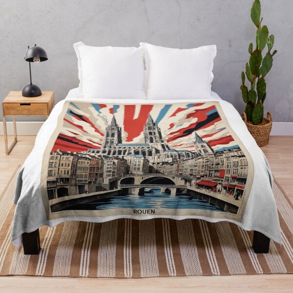Item preview, Rouen France Vintage Poster Tourism  designed and sold by TravelersGems.